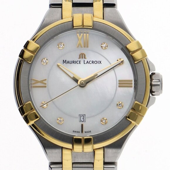 MAURICE LACROIX Watches AI1004 Gold Plated/Stainless Steel Quartz - Picture 1 of 10